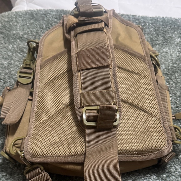 Tactical Brown Men Bag